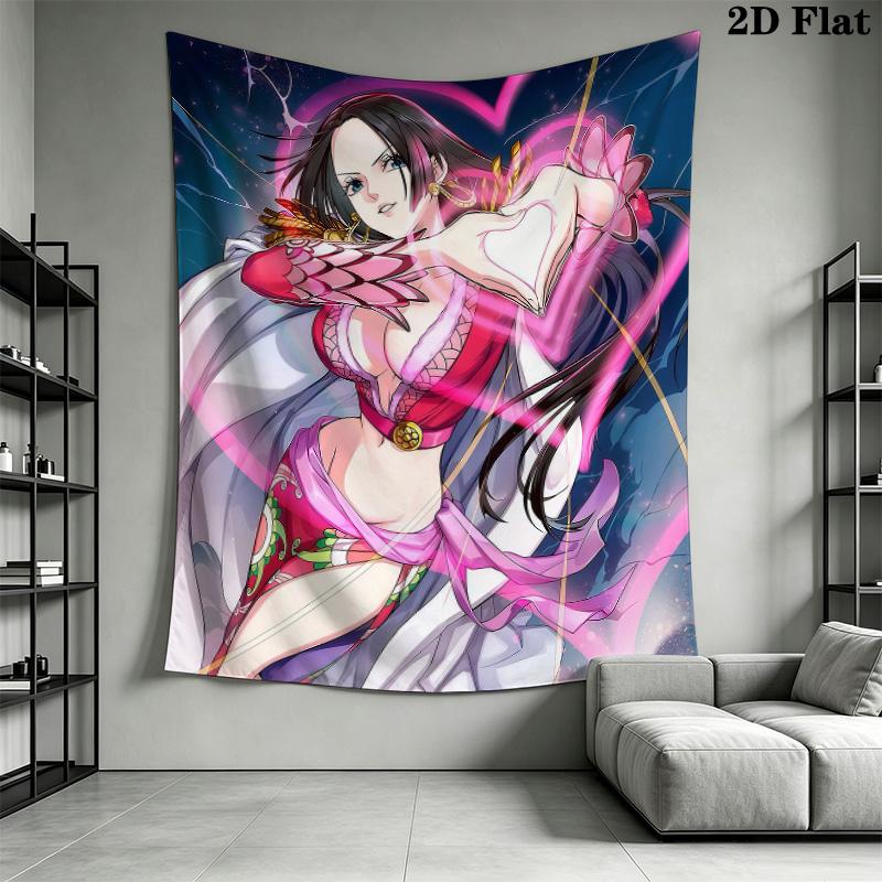 Anime One Piece Wall Tapestry Aesthetic Wall Hanging Printed Fabric Blanket Decorative Tapestries For Bedroom Living Room Home Decor