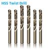 HSS M35 Kobalt Kaplı Spiral Matkap Ucu Seti Ahşap Metal Delik Açıcı Paslanmaz Çelik Ahşap Metal Delme için Çekirdek