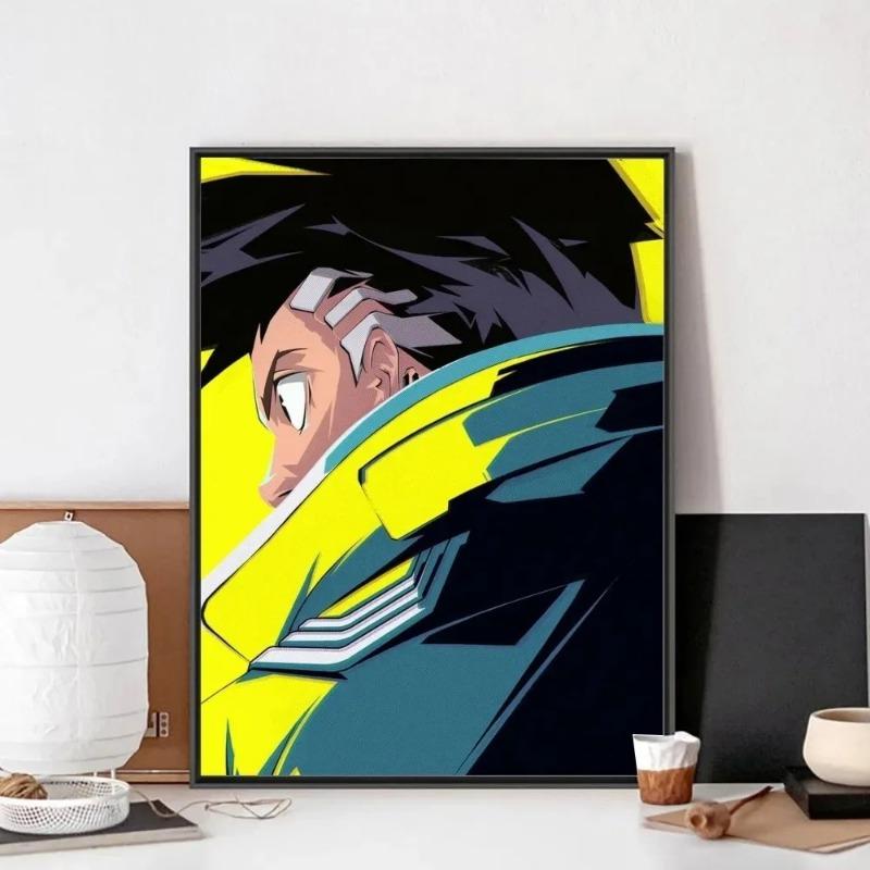 Anime C-Cyberpunk E-Edgerunners Plakát Bez Rámu Plátno Malba Plakát Nástěnné Umění Malba Ložnice Pracovna