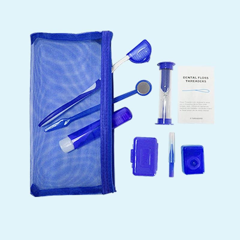 Kit de nettoyage bucco-dentaire et de blanchiment des dents, 8 pièces