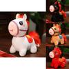 Pony Plush Toy With Pp Cotton Filling For Gift Giving And Lunar New Year Decorations