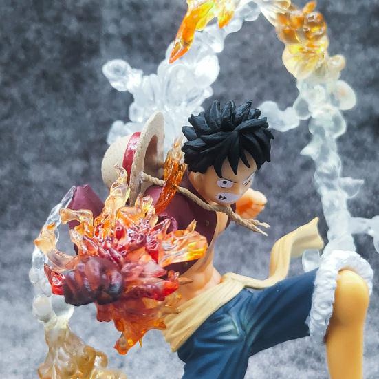 Buy Birthday Gift Pvc Luffy Figure Fire Fist Piece One Luffy Model For Recreation At Affordable Prices Free Shipping Real Reviews With Photos Joom