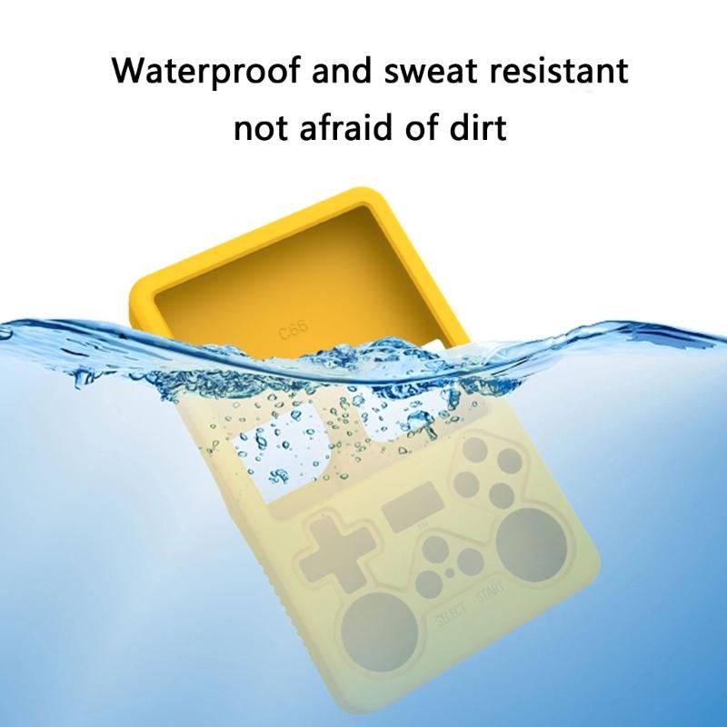 Waterproof Skin Cover for R36S PLUS Silicone Cover Scratchproof Housing Shell Console Protective Case Flexible Sleeve