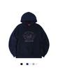 H/V Drop Wave Oversized Fleece-Lined Hoodie (Goh4-6Hv084)