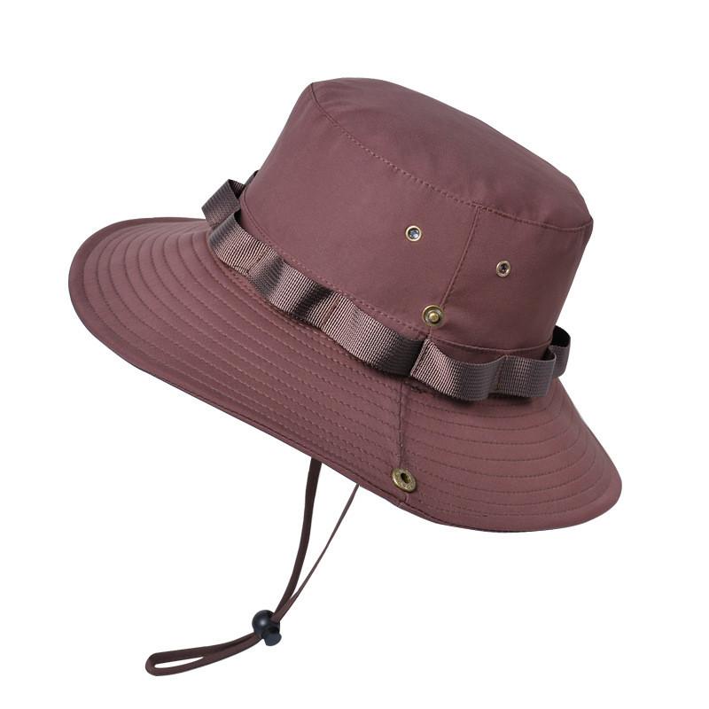 

Mens Sun Protection Fisherman Hat With Large Brim And Breathable Nylon For Outdoor Activities