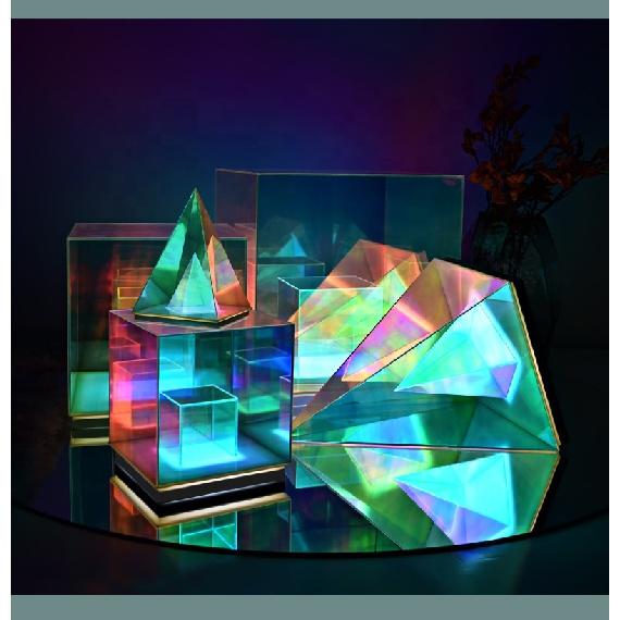 

Дизайнерские акриловые бесконечные кубические светодиодные цветные USB-настольные лампы Светодиодные настольные лампы с атмосферой RGB
