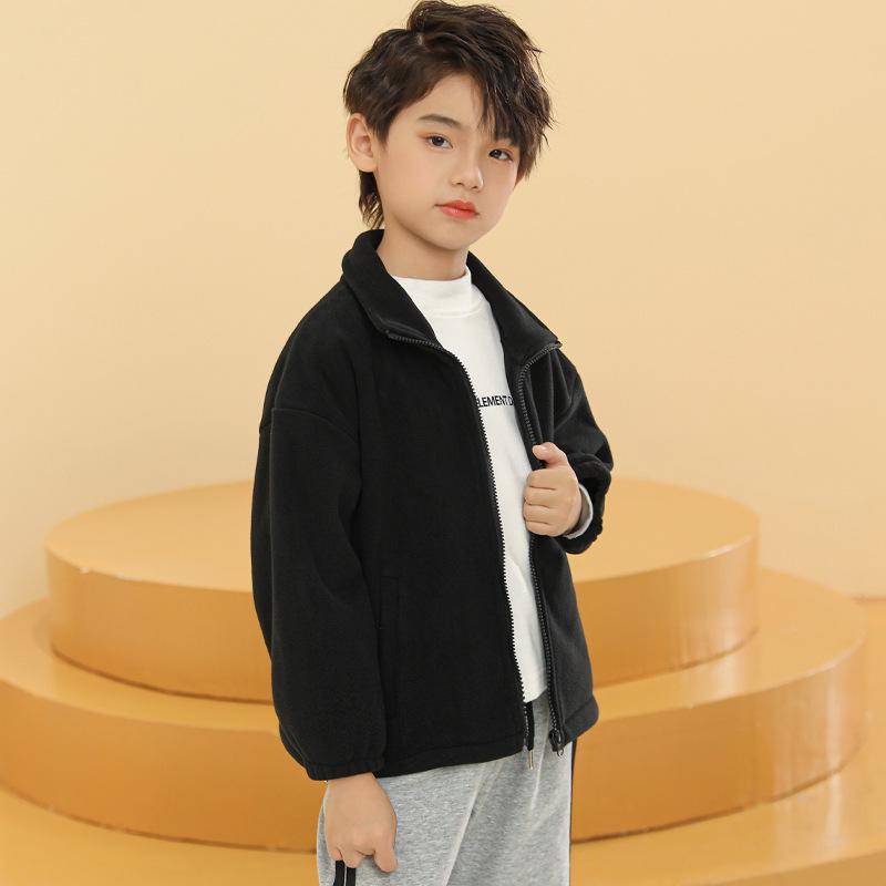 Children's Sherpa Fleece Outdoor Jacket for Autumn & Winter
