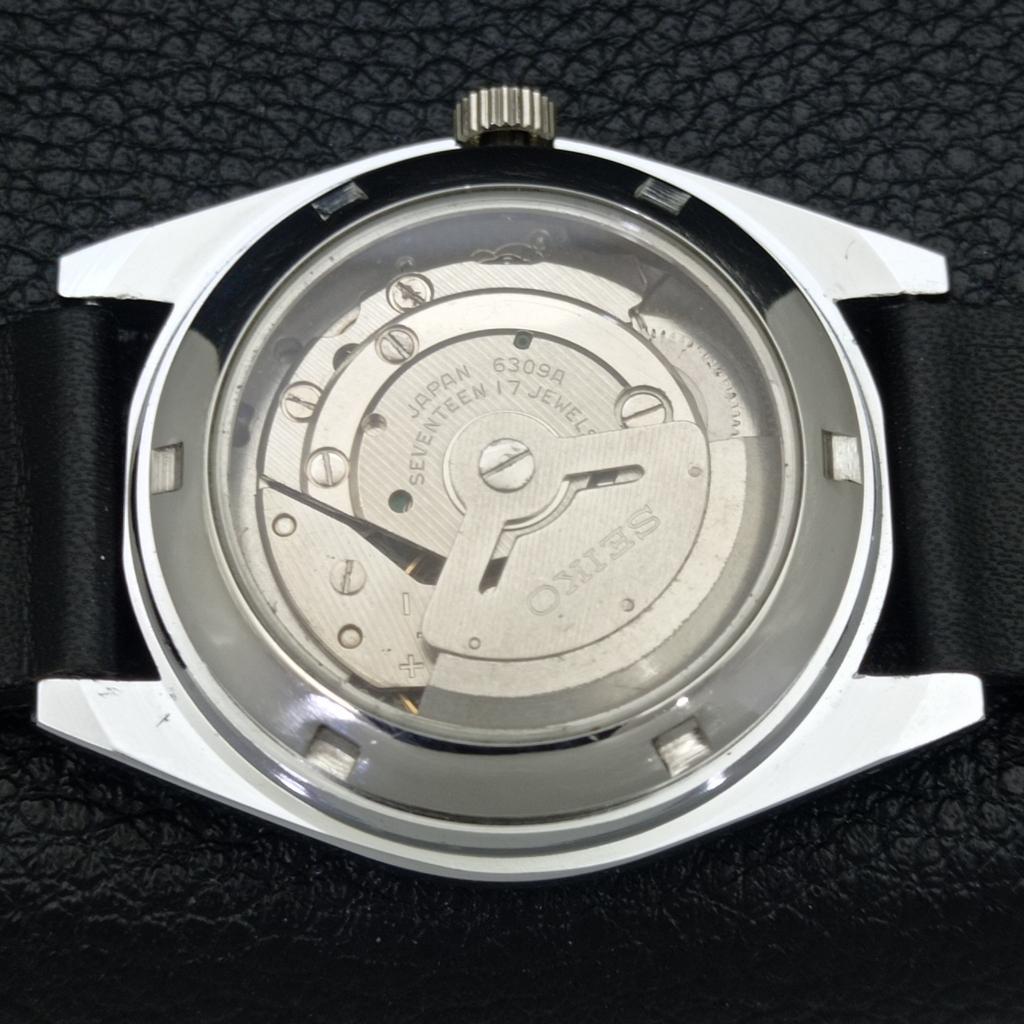 REFURBISHED JAPAN SEIKO 5 6309A AUTOMATIC MENS WHITE COLOR DIAL WATCH A440323-4 Sk-a440323