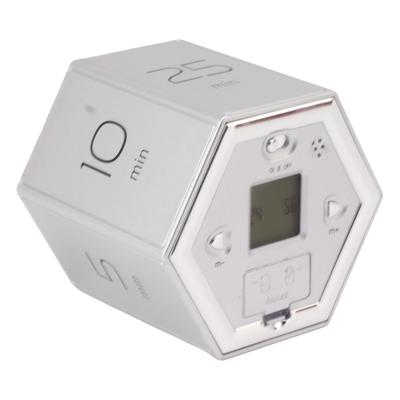 Hex Flip Timer mit Stummschalt-Alarmfunktion Magnetischer Zeitmanagement-Würfel-Timer mit LCD-Bildschirm für