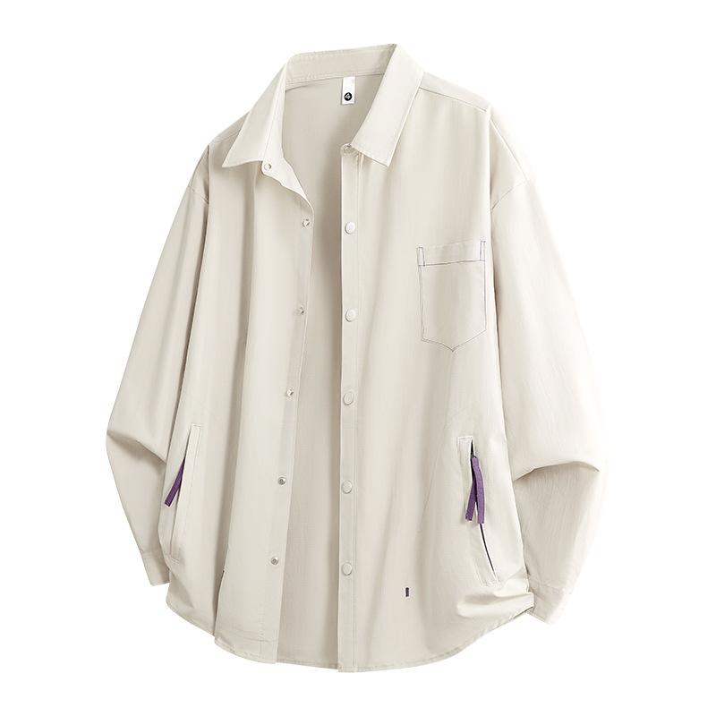 High Quality Long Sleeved Shirt Men's Versatile Casual Top