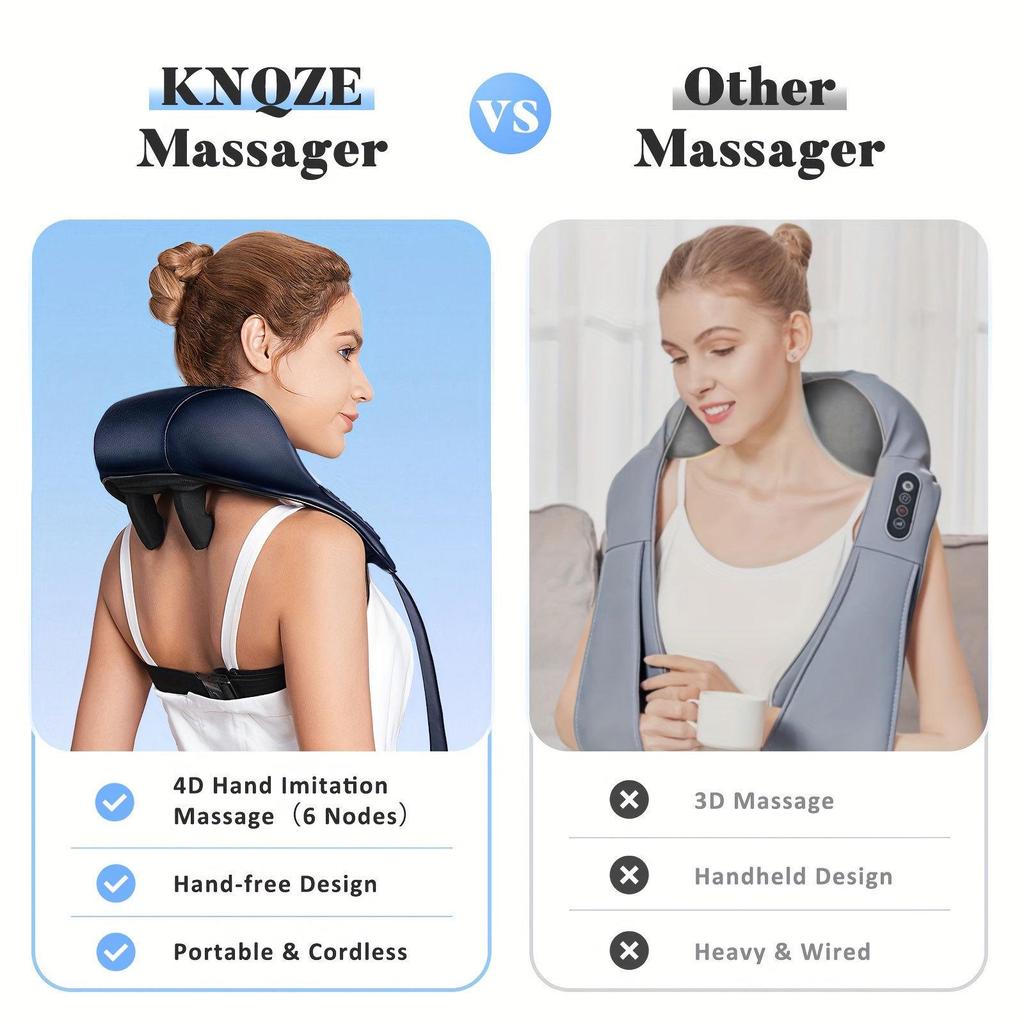Cervical Spine & Neck Massager Pillow for Shoulder, Waist, and Back
