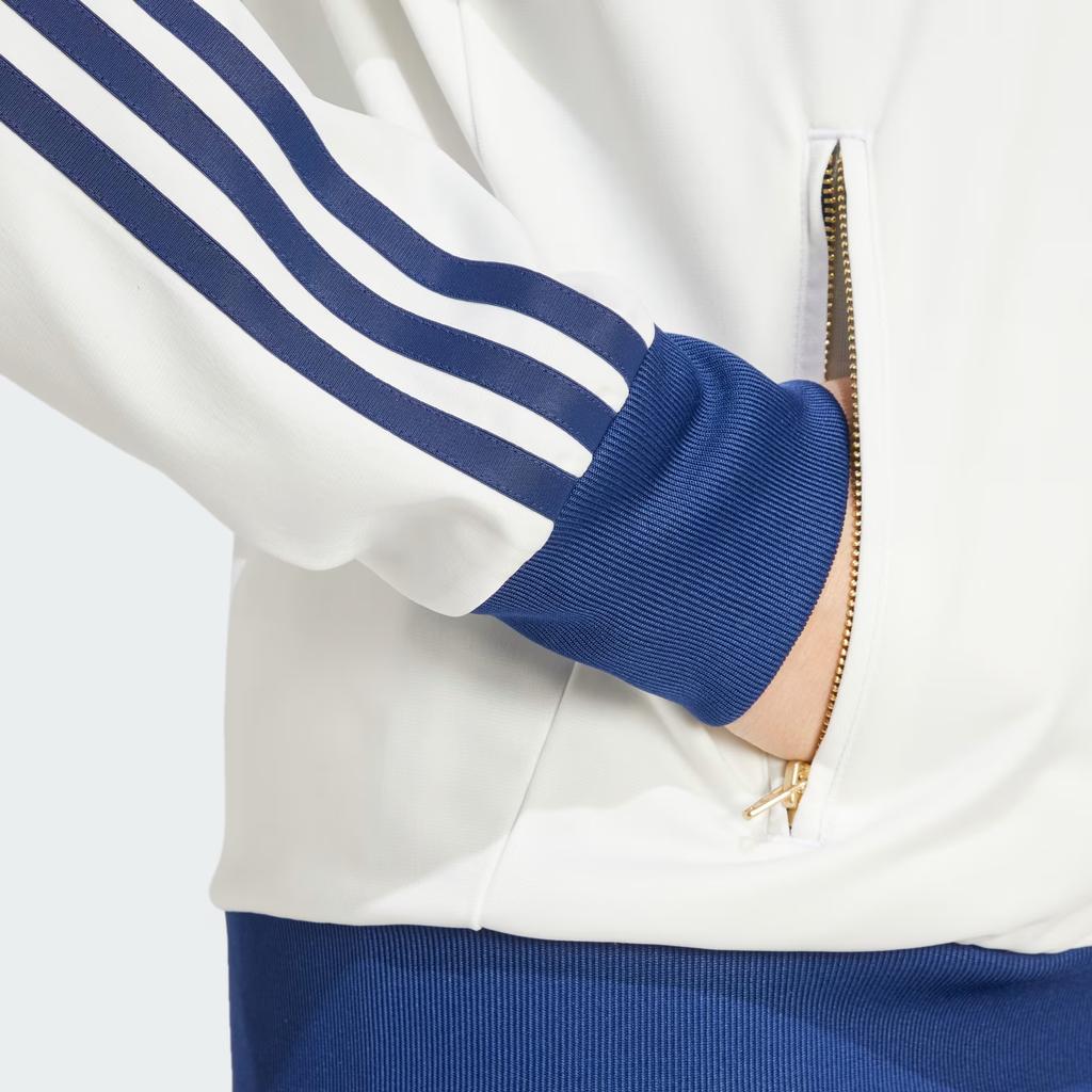Adidas Originals Firebird Vintage Sports Zip-Up Jacket Women Jacket Cloud-White IX3550
