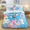 Fun Whimsical Number 67 Digital Printed 3PC Duvet Cover with Pillowcases Novelty Queen King Size Comforter Unique Bedroom Decor