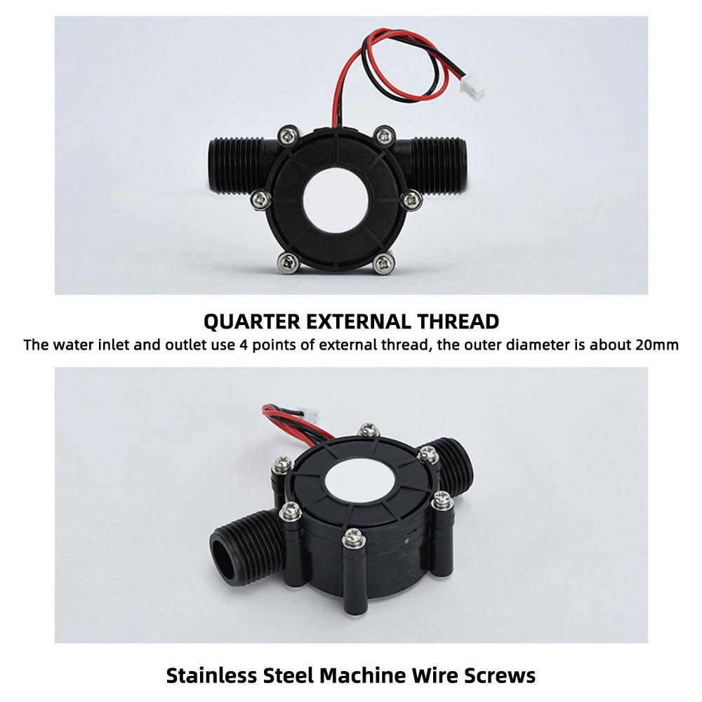 Small Water Turbine Generator DC Water Pump 5V 12V 0-80V With Voltage Stabilizing Mobile Phone Charging Lighting Wastewater Util