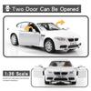 BMW M4 M5 Coupe Simulations-Druckguss & Spielzeugfahrzeug Rückziehmotor Auto & Türen zu öffnen RMZ city 1:36 Geschenke aus Legierungsmodellen für Kinder