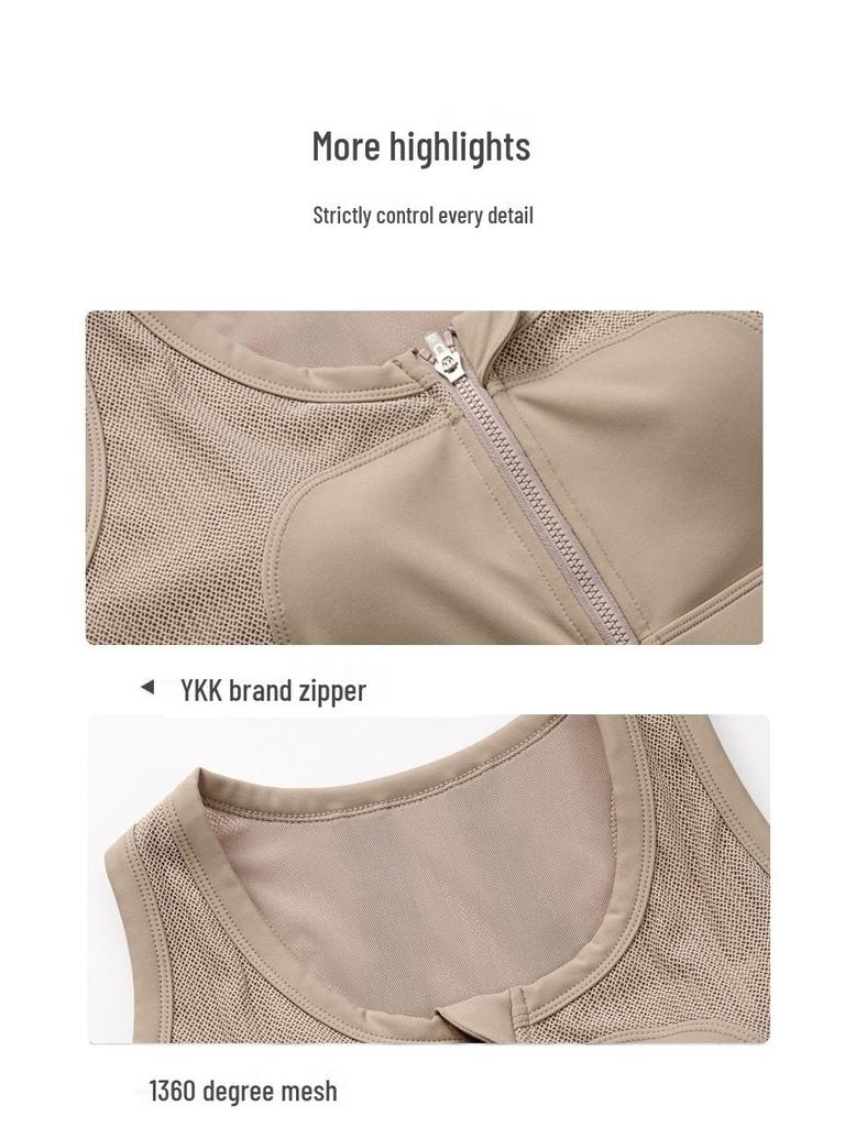 Women's Shockproof High-Intensity Sports Bra for Running & Yoga