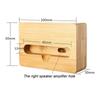 D2 Kitchen Shelf Desk Organizer Bathroom + Phone Sound Amplifier Universal Phone Holder Stand Cellphone Wood Loudspeaker Holder