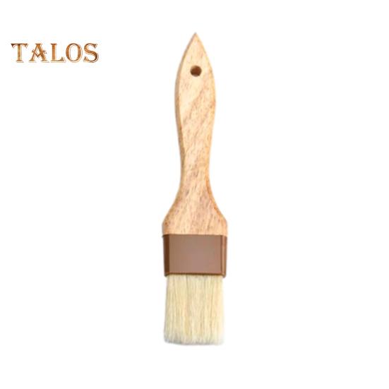 

Пищевая деревянная ручка, щетка для барбекю, устойчивая к высоким температурам щетина, равномерное покрытие маслом, устойчивая к потекам щетка для гриля, инструмент для выпечки