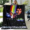 Michael Jackson retro printed blanket Flannel Warm Blanket Soft and Comfortable Blanket picnic blanket bed linings Birthday Gift