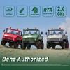 FMS Scale FCX24 Unimog 4WD Crawler RC Radio Certified in RTR Officially Licensed 124 Off-Road Car, 2-Speed Transmission, 2.4G Control, Japan, Set,