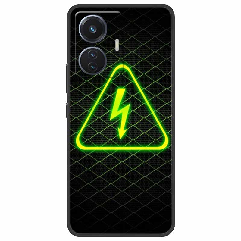 Christmas Case For Vivo T1 44W Soft Silicone Back Cover for Vivo T1 4G Snapdragon 680 Phone Case Cartoon V2153 VivoT1 4G Funda