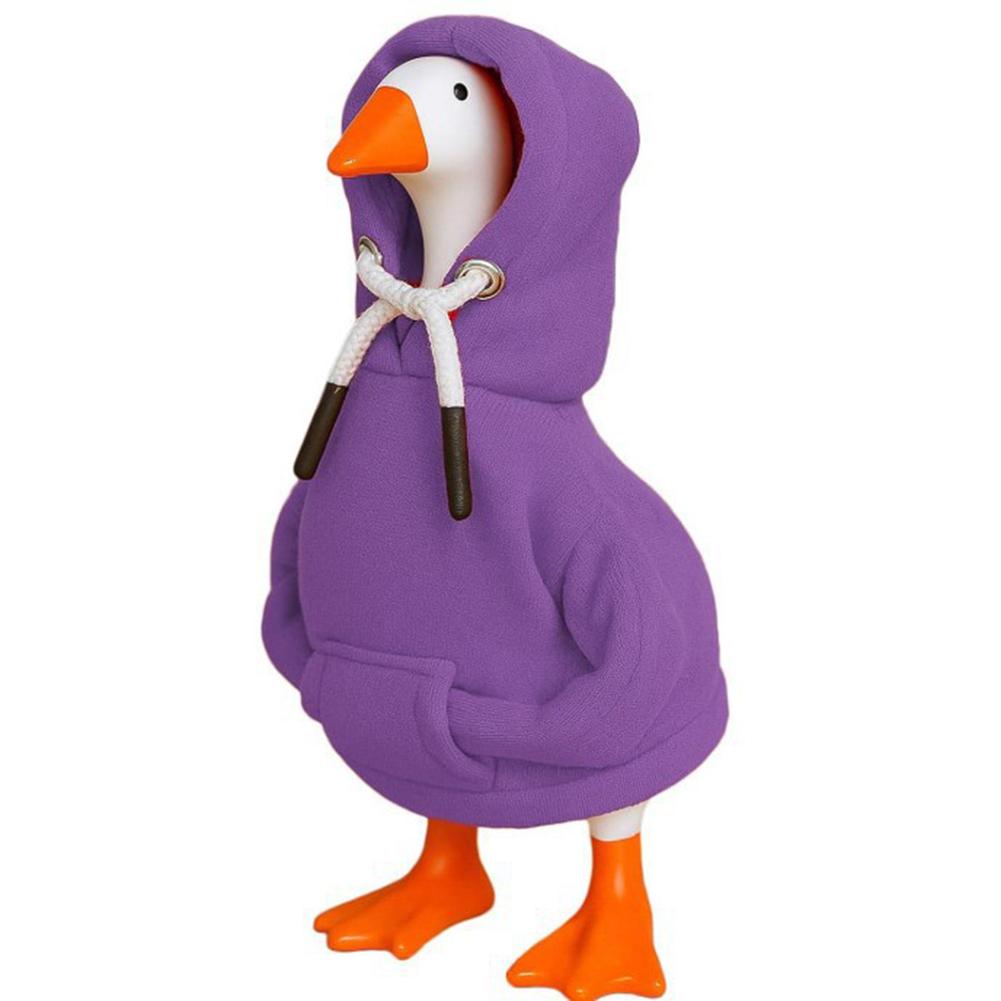 7 Inch Desk Goose Hoodie Made of Soft and Cotton Blend Designed To Resists Dust and Fading Enhancing Desk Decor