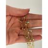 Classic Fashion Geometric Colorful Zircon Beaded Bracelet 12 Birthstones Stainless Steel 18K Gold Plated Anniversary Gift