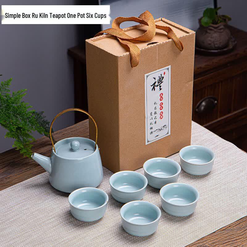 Chang Baosen Ceramic Tea Set Gift Box
