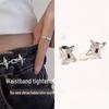 Modieuze Verstelbare Star Buckle Jeans voor Taille-Cinching (zonder ponsen)