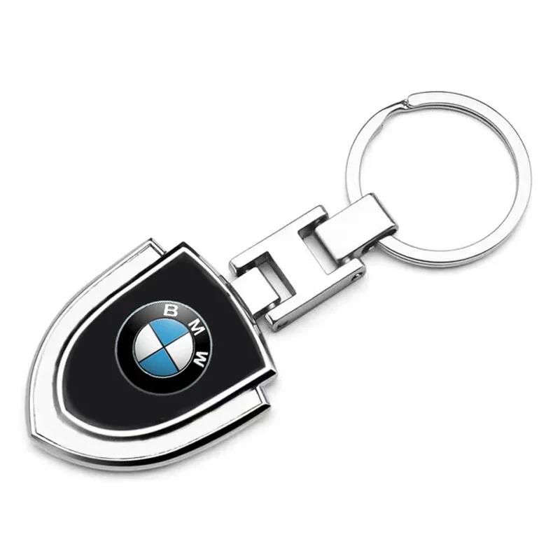 1ks Znak auta Stying Kovové klíčenky Tvar štítu Klíčenka Pro BMW M E46 E90 E60 F10 F30 F20 E39 E36 X5 E70 F25 F15 E53 E92