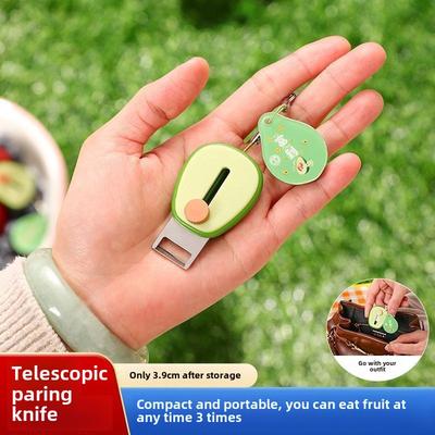 Kreatives Obstschälmesser Einstellbare Küchenschälwerkzeuge Niedlicher Gemüseschäler Mini Outdoor-Gadgets