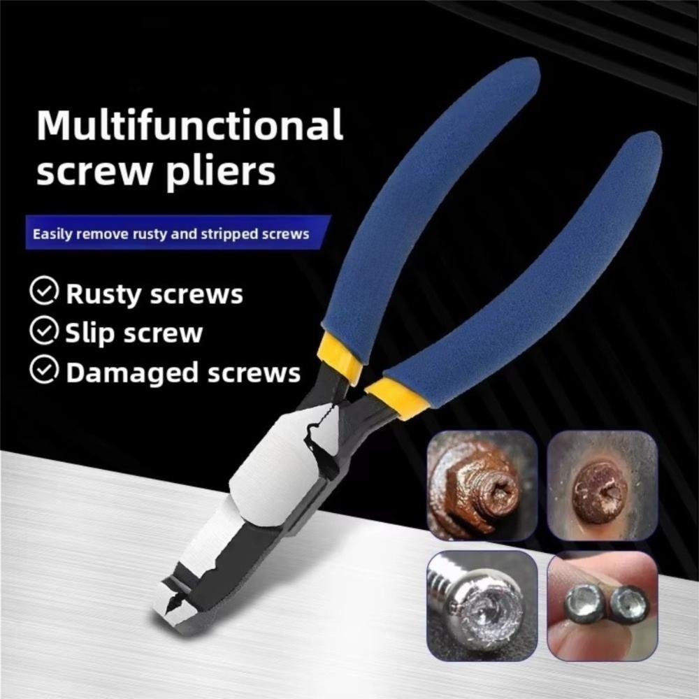 Metal Sliding Pliers Non-Slip Jaws Multifunctional Nail Removal Pliers Unique Design Combination Pliers Woodworking Repair