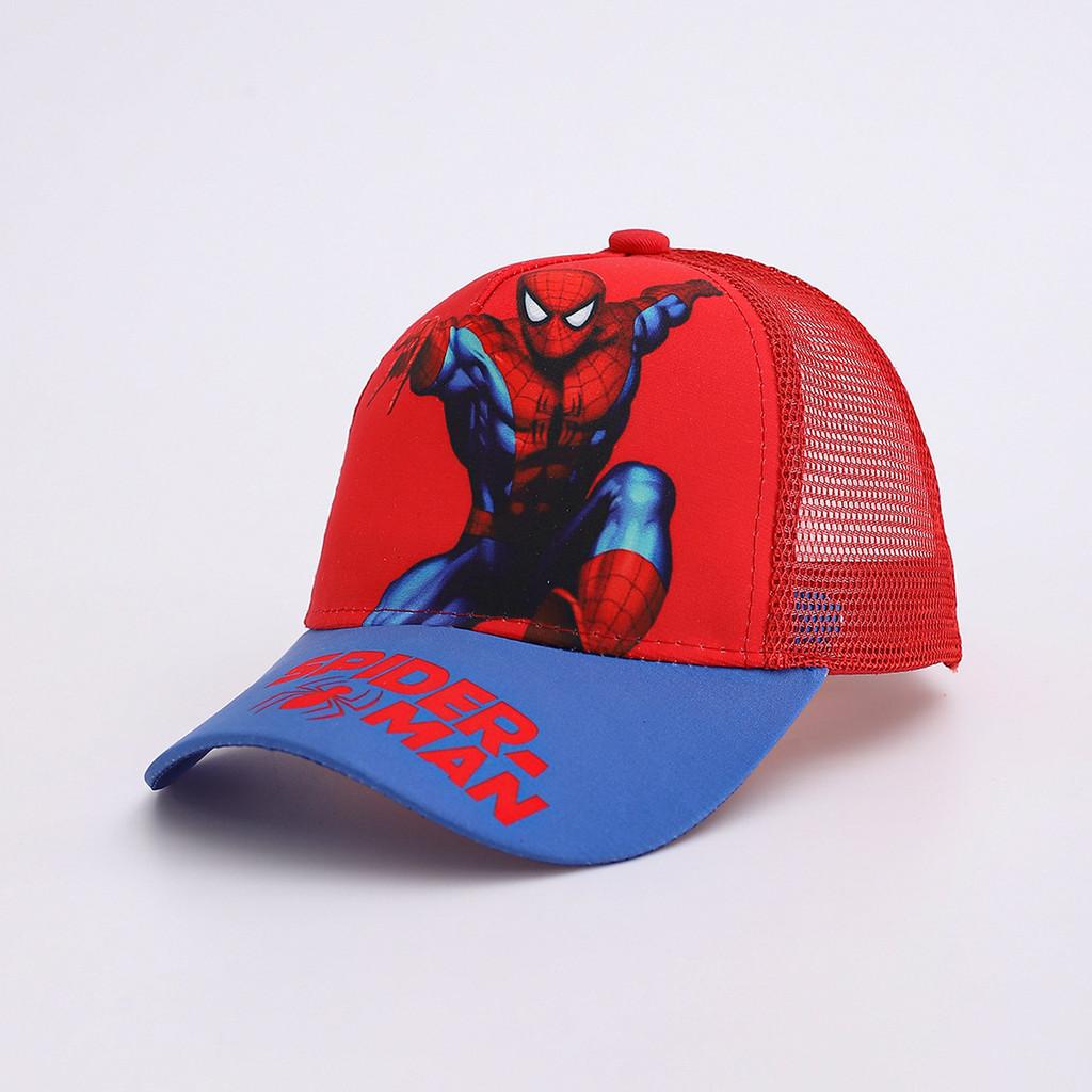 Childrens Cartoon Spider Man Baseball Cap With Breathable Polyester For Summer Outdoor Play