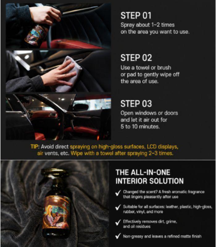 Katiba Car Interior Cleaner & Coating Spray 500ml