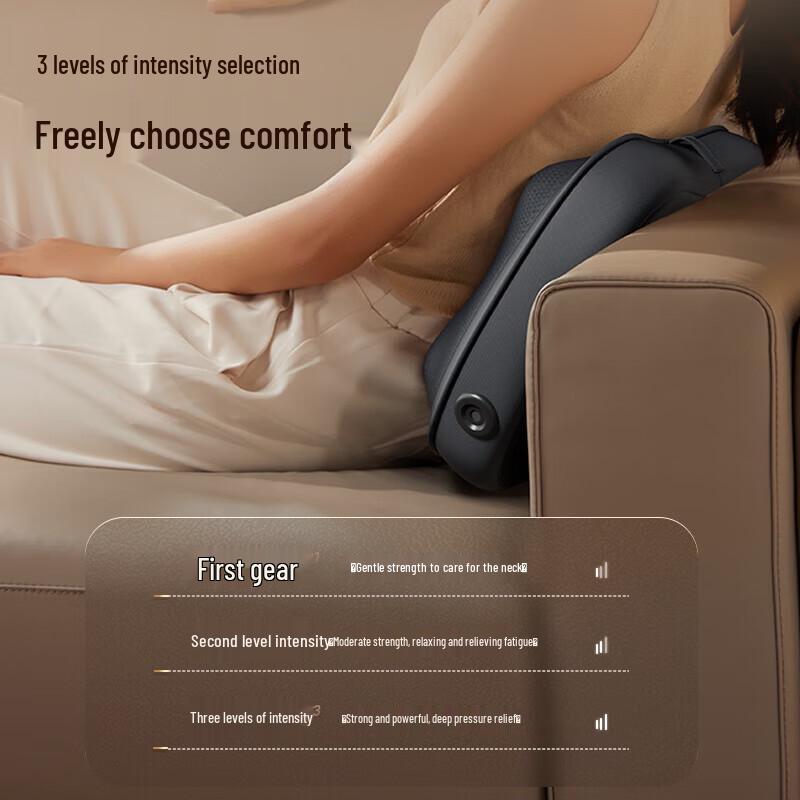 Aux Smart Lumbar & Back Massage Cushion CN plug (adapter included)