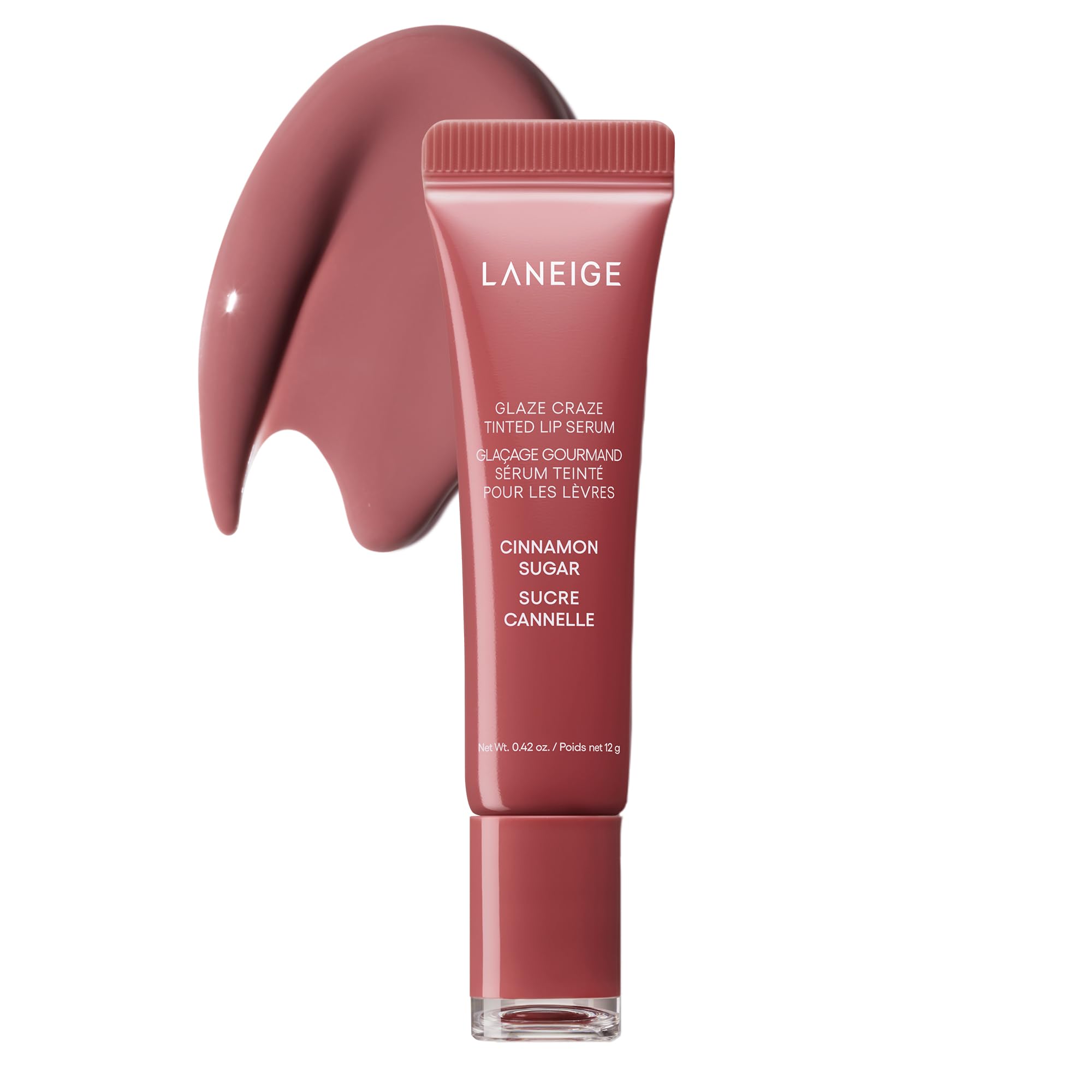 

Laneige Glaze Тинт для губ Корица Губы Губы Корея Сыворотка, Сахар, 12г, Бальзам, Маска, Увлажняющий,