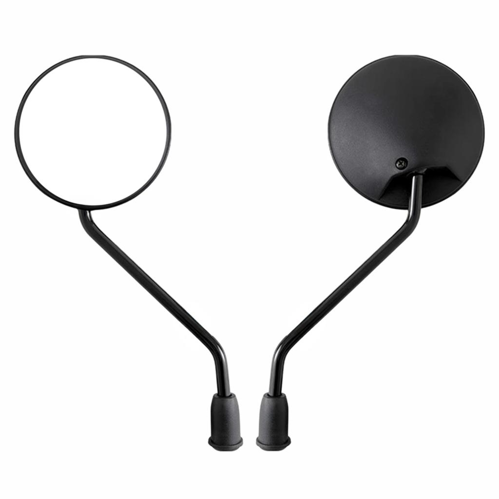 ozgram Mirrors for Naked and Cafe 8mm Motorcycle Rearview Left and Right Set Mopeds, Bikes, Racers, Right-Handed Thread, Round, Mirrors,