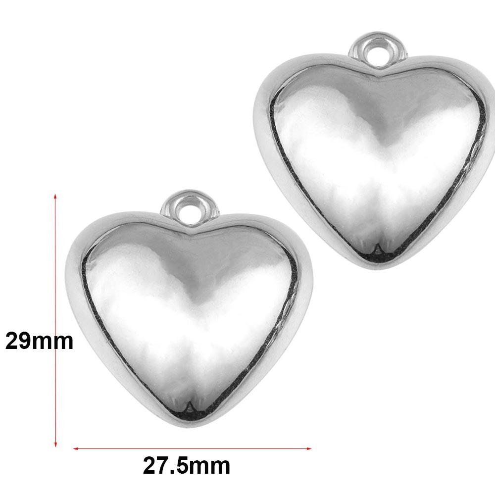 20pcs Heart Cute CCB Loose Beads For Necklace Pendant Heart Star Charms For Jewelry Making Supplies DIY Necklace Spacer Beads