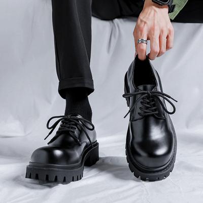 Men'S Shoes Summer New Business Dress Low-Top Martin Trendy Shoes British Casual Leather Shoes 9517-R