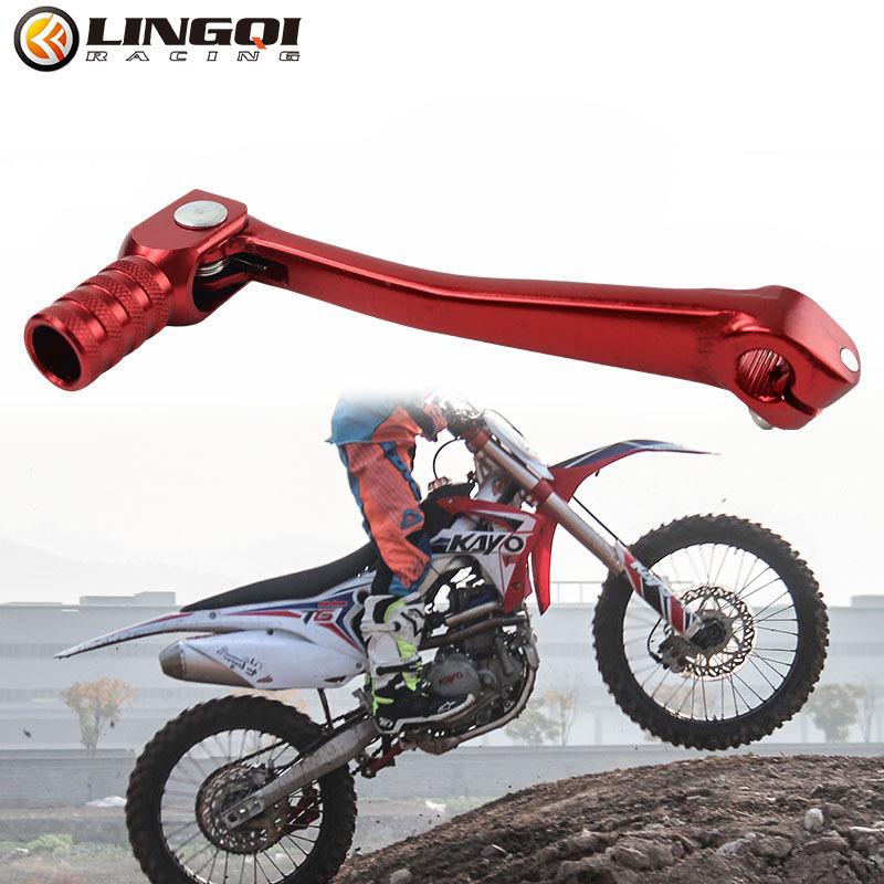 LYNNCHI Motorrad CNC Klappschalthebel Schalthebel für Kayo T2 T4 T6 Enduro Dirt Pit Bike ATV Offroad Rennräder Zubehör