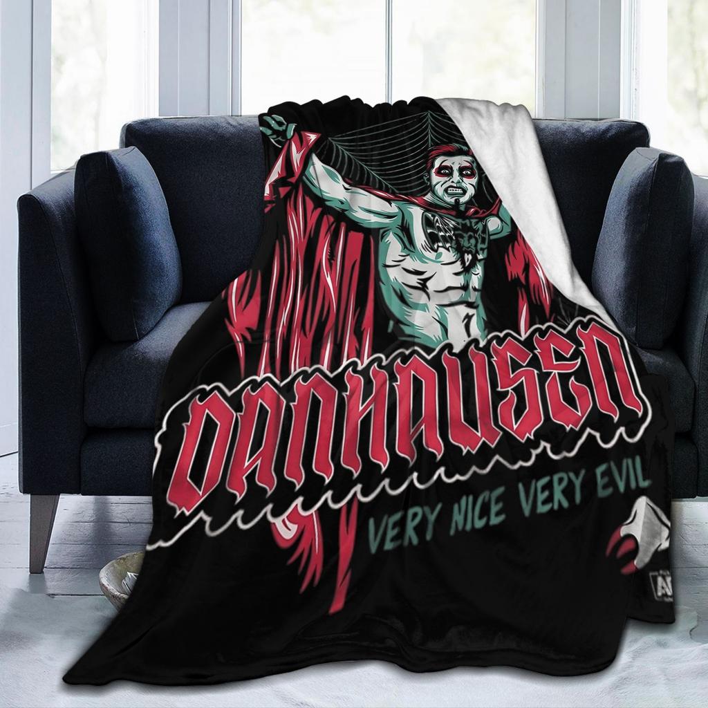 Danhausen Very Nice Very Evil Blanket Flannel Autumn/Winter   Lightweight Throw Blankets for Home Outdoor Bedding Throws