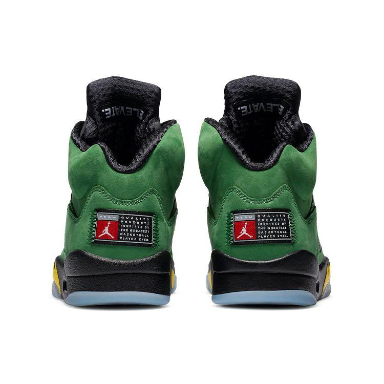 Air Jordan 5 Retro SE Oregon Unisex Sneakers Green Apple-Green Black CK6631-307