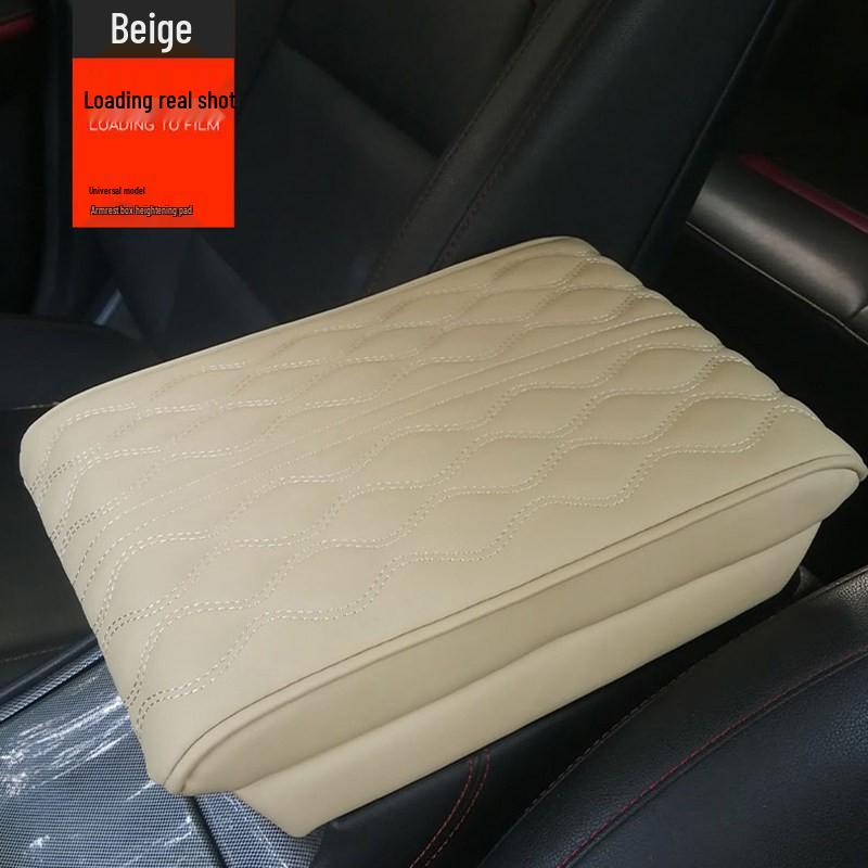 Universal Car Armrest Pad: Memory Foam Center Console Storage & Protective Cover