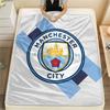 Manchester City Football Club Flannel Blanket, High quality Comfortable for All Seasons, Home Decor, Warmth and Comfort