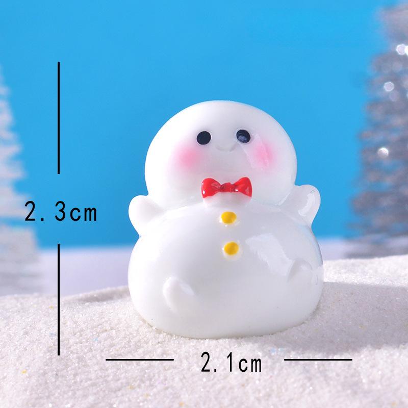 Decorative Items Decorative Items Christmas GiftsChubby SnowmenResin Handicraft Accessories