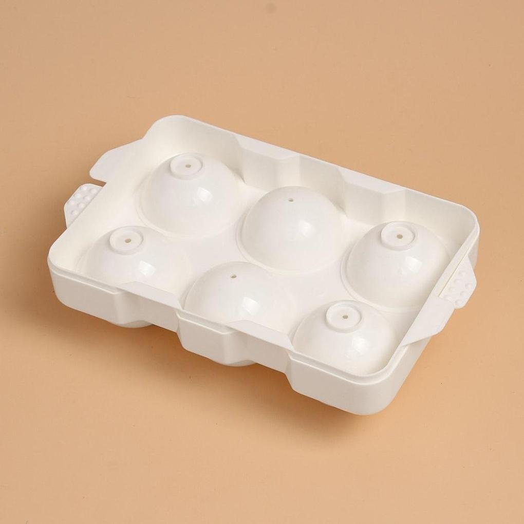 Tavă pentru Gheață Mare cu Bile de Gheață, 6 Celule, Aparat pentru Bile de Gheață, Tavă pentru Gheață