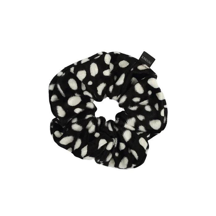 Leopard Scrunchie_Black