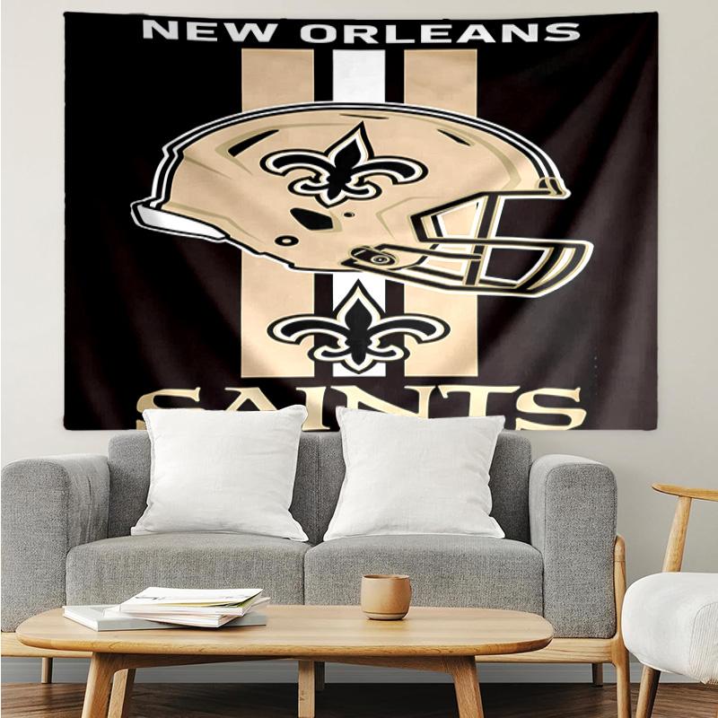Orleans Saints Logo Quick-Dry Tapestry Hanging for Bedroom,Livingroom, Playroom,Decor Art Room Wall Tapestry Holiday and Birthday Gifts