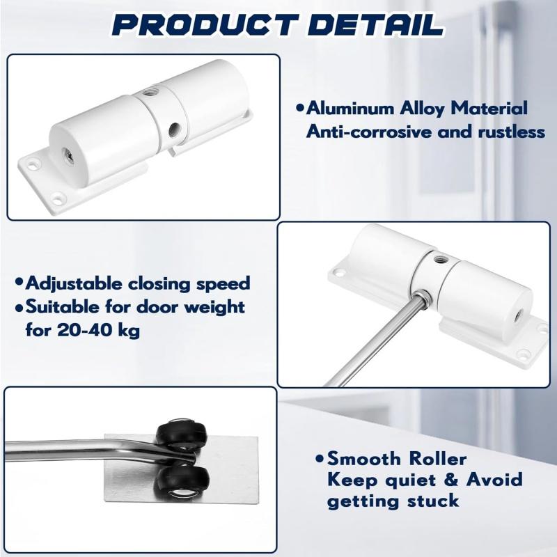20-40kg Door Lock Automatic Spring Door Closer Door Closing Device Can Adjust Door Closing Device Furniture Door Hinge Hardware