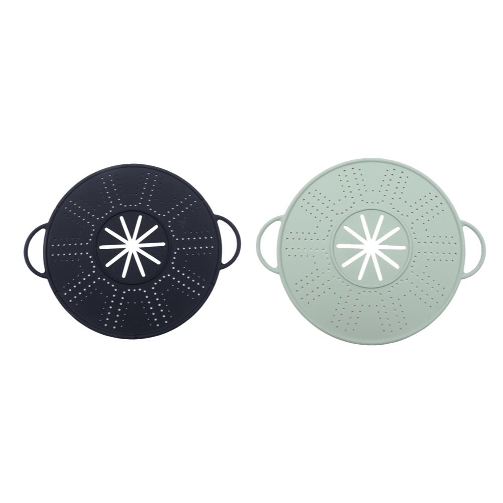 11in Silicone Foldable Splash Guard Dishwasher Safe Non-Stick Oil Splatter Guard Multi-Use Splatter Screen for Everyday Cooking